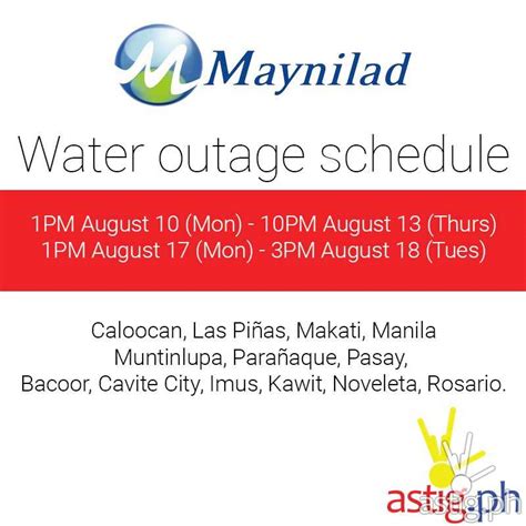 water interruption today maynilad|PIA .